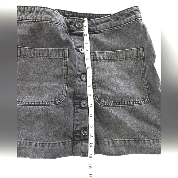 Free People We the Free Black Denim mini skirt (size 27) - Picture 6 of 7